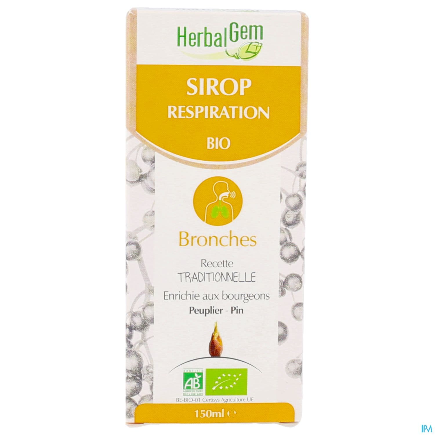 HERBALGEM RESPIRATION BIO SP 150ML