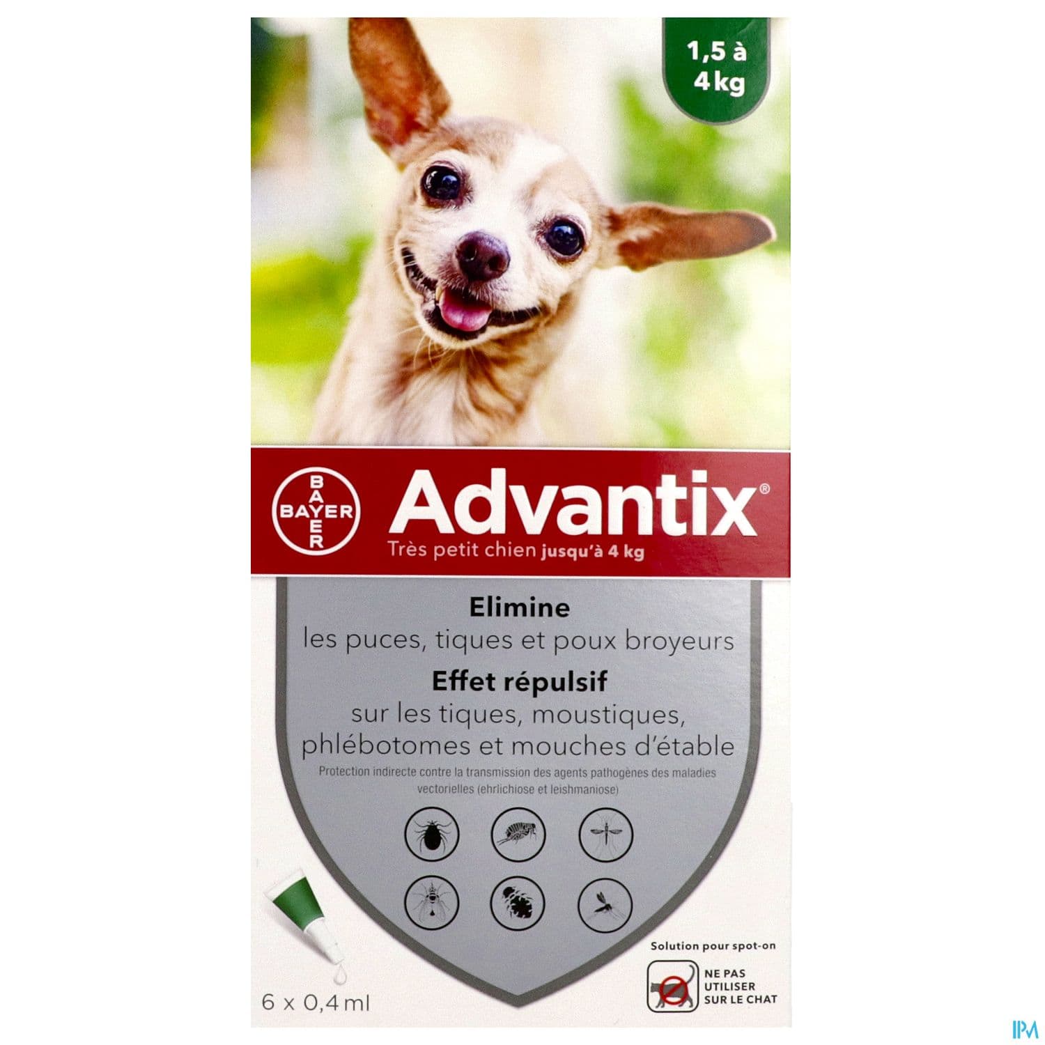 ADVANTIX TR/PETI CHIE PIP0,4ML6