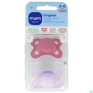 SUCET MAM ORIGIN TEND SIL 2-6M X2