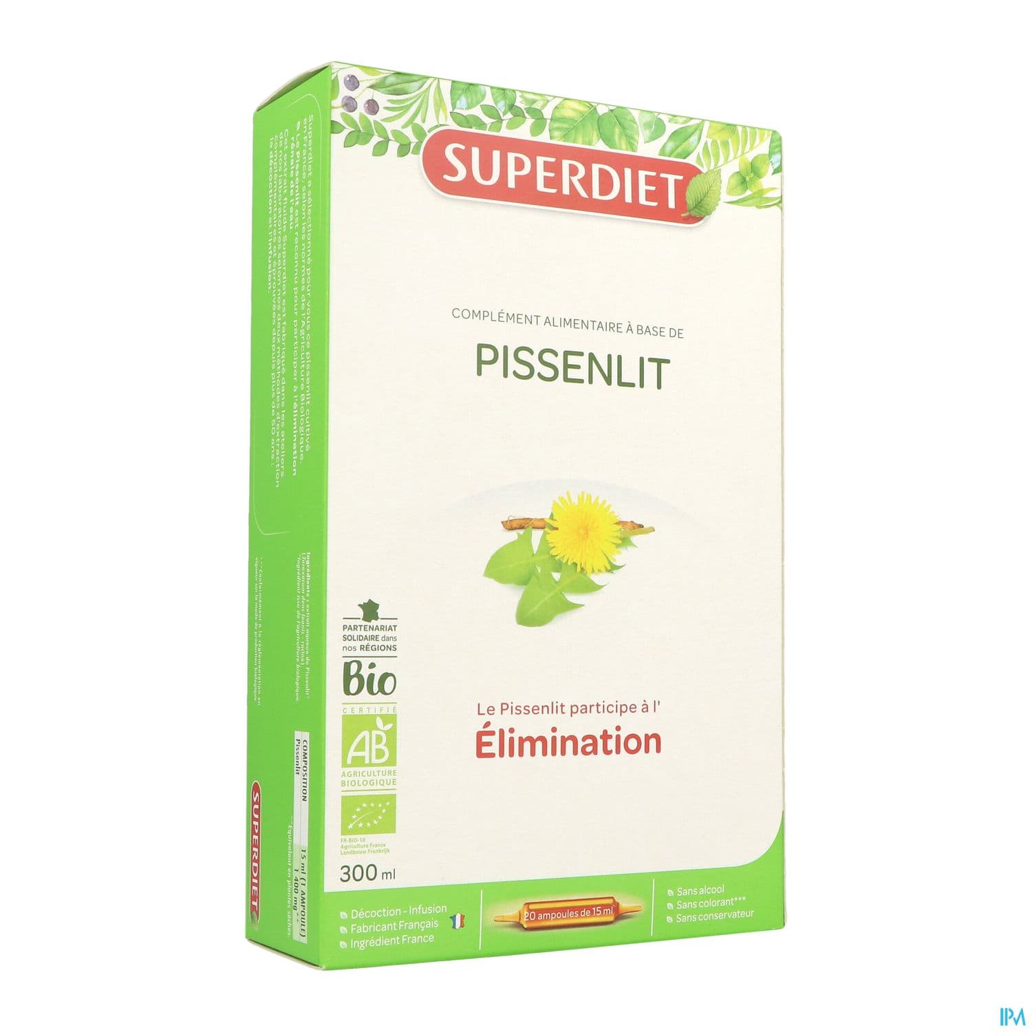 SUPERDIET PISSENLIT BIO AMP20
