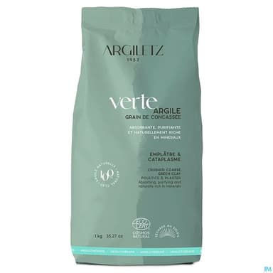 ARGILE VERT GRAIN CONC ARGILETZ1KG