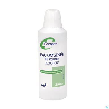 Cooper Eau Oxygenee 10volumes Solution Pour Application Cutanee 250ml