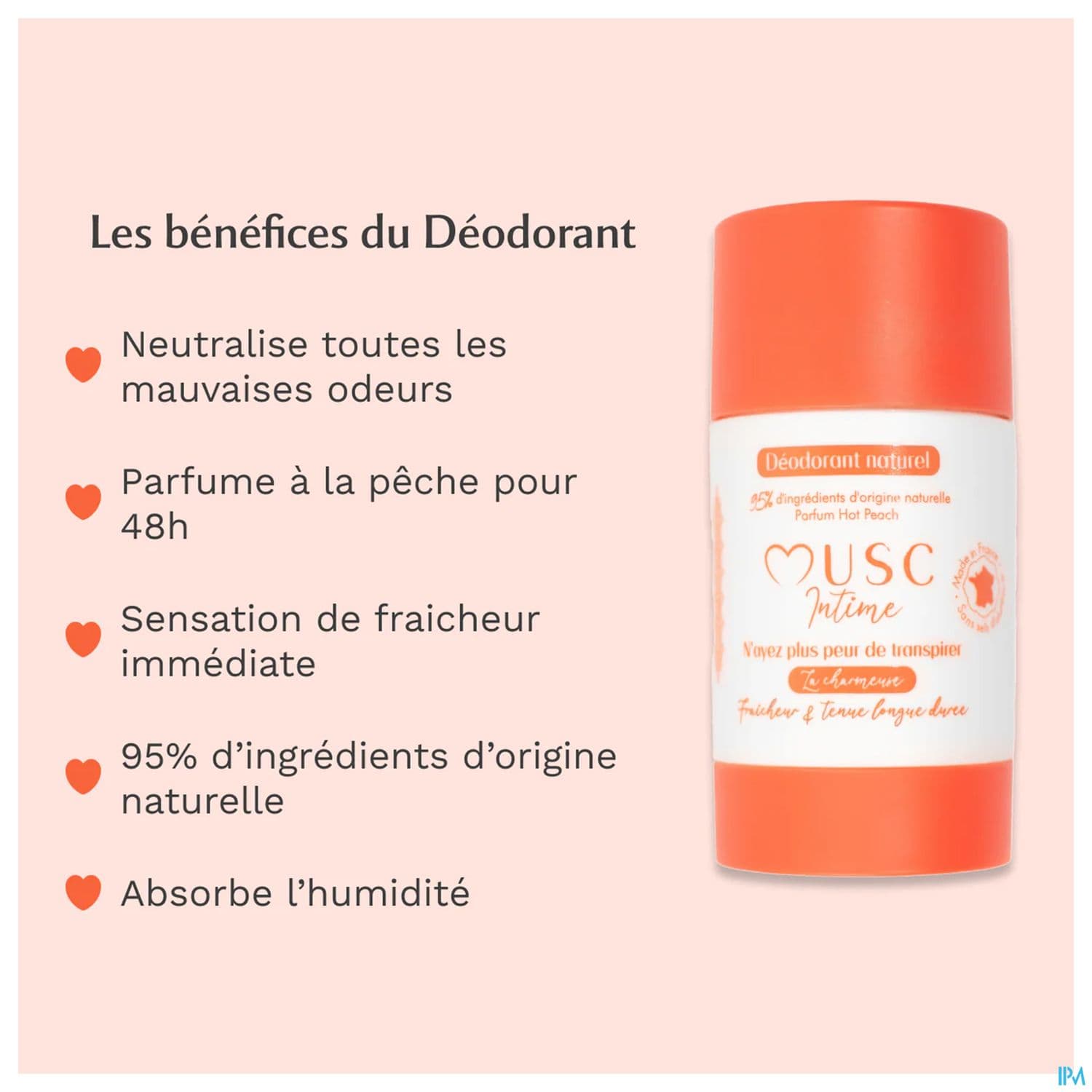 MUSC INTIME HOT PEACH DEO 50G