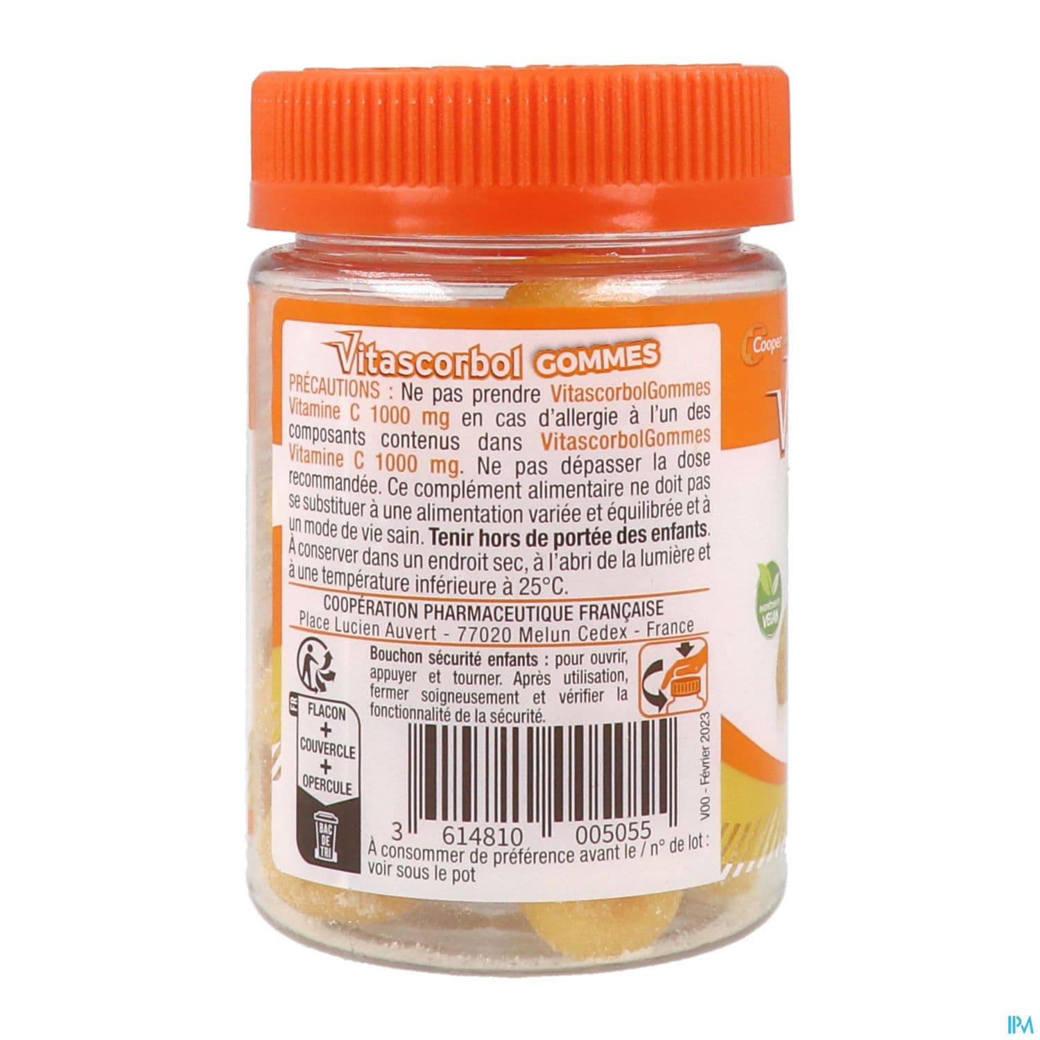 VITASCORBOL GOMMES VITC 1000MG 30