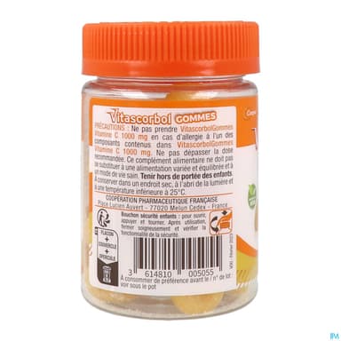 VITASCORBOL GOMMES VITC 1000MG 30