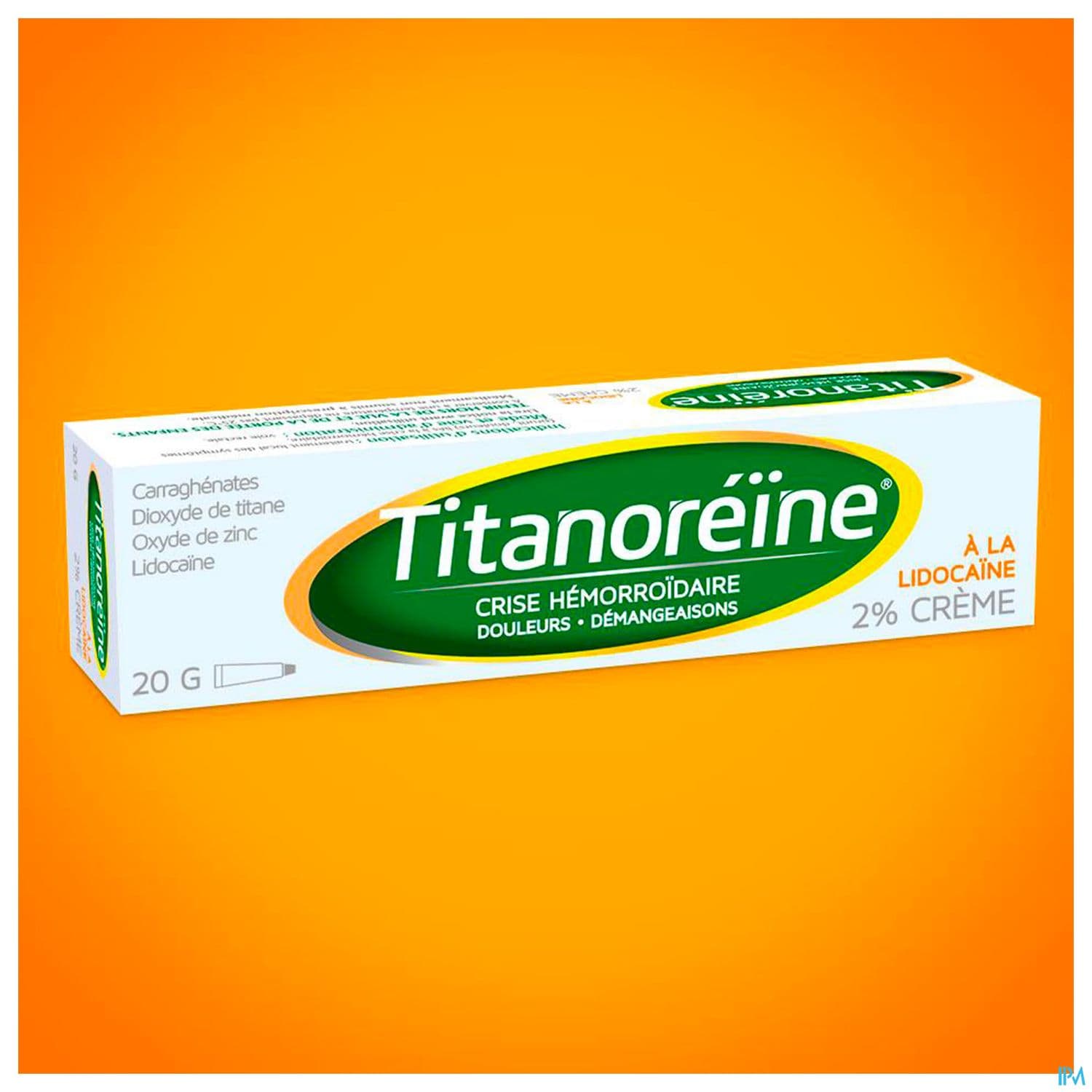 TITANOREINE LIDOCAINE 2% CR TUB20G