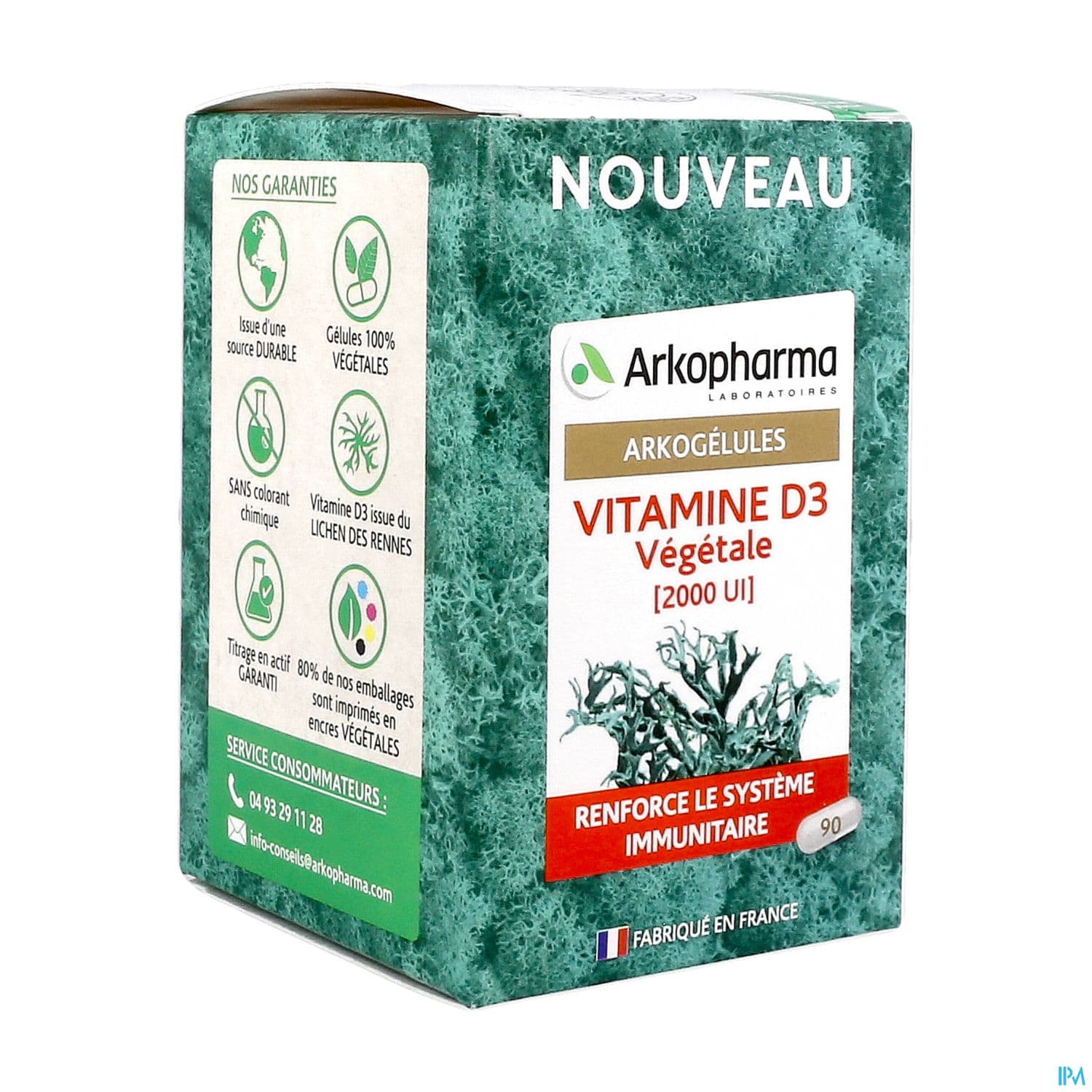 ARKOG VITAMINE D3 VEG GELUL 90