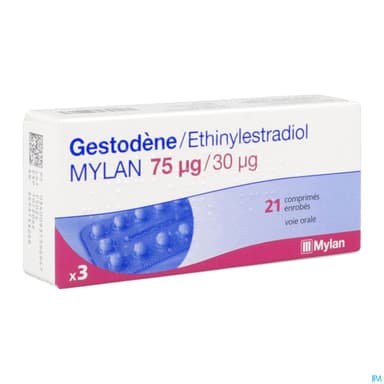 Gestodene Ethinylestradiol Viatris 75mcg/30mcg Comprime 21 X3