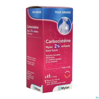 CARBOCISTEINE 2% VTS SOL S/S 125ML