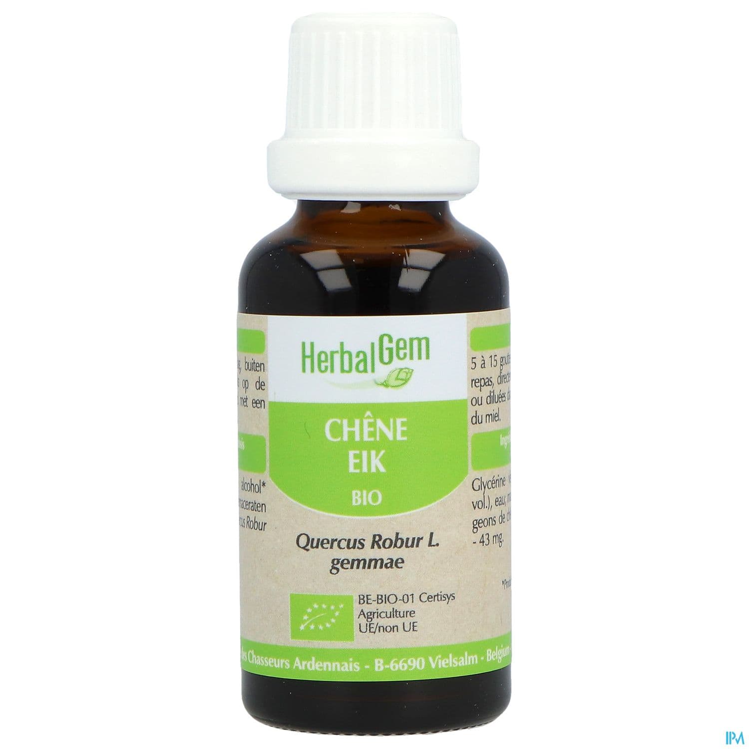 Herbalgem Chene Bourgeon Macerat Glycerin Bio 30ml