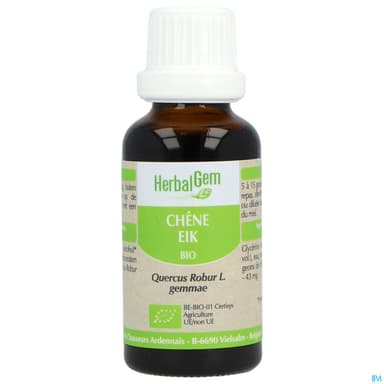 Herbalgem Chene Bourgeon Macerat Glycerin Bio 30ml