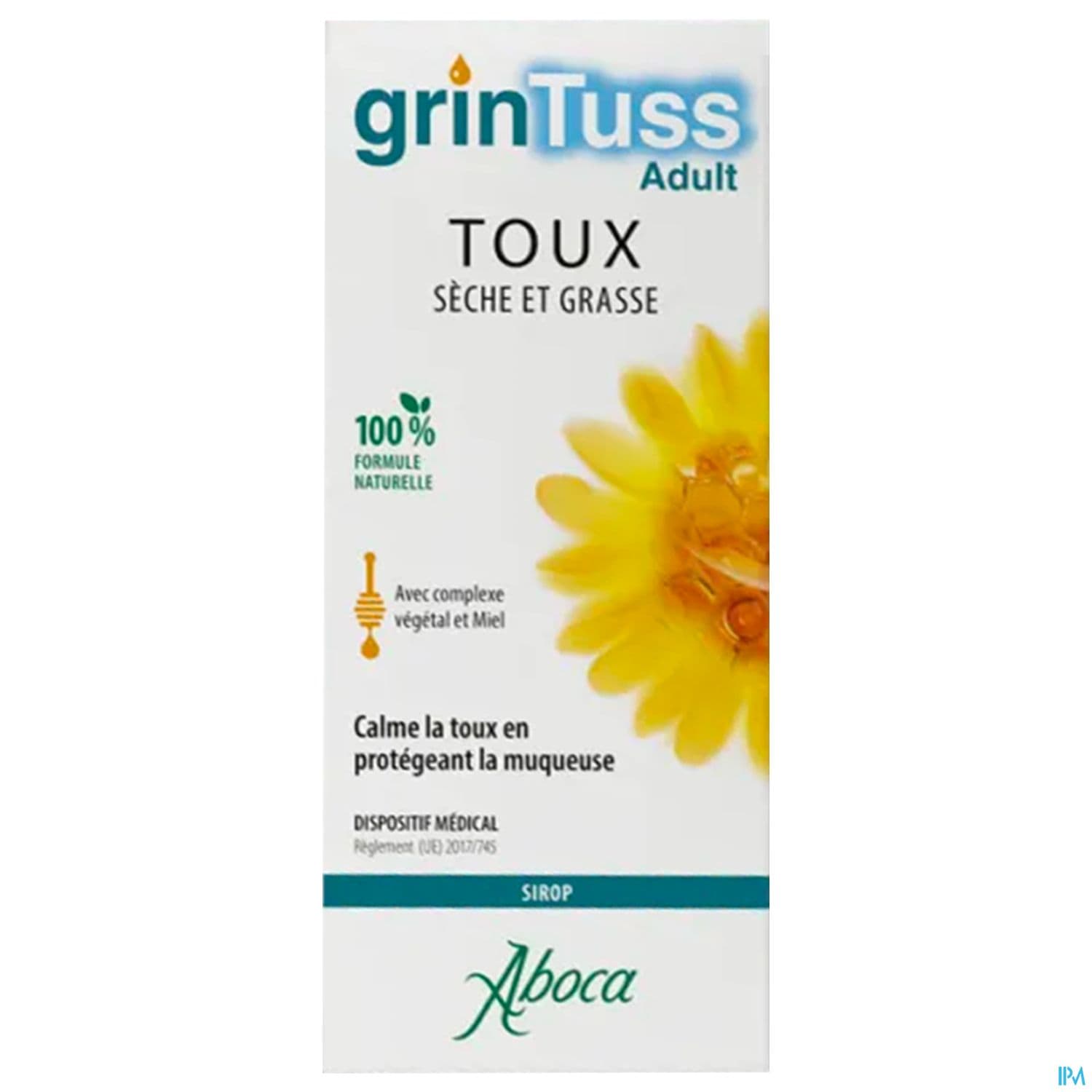 GRINTUSS TOUX SIROP ADULTE 128G