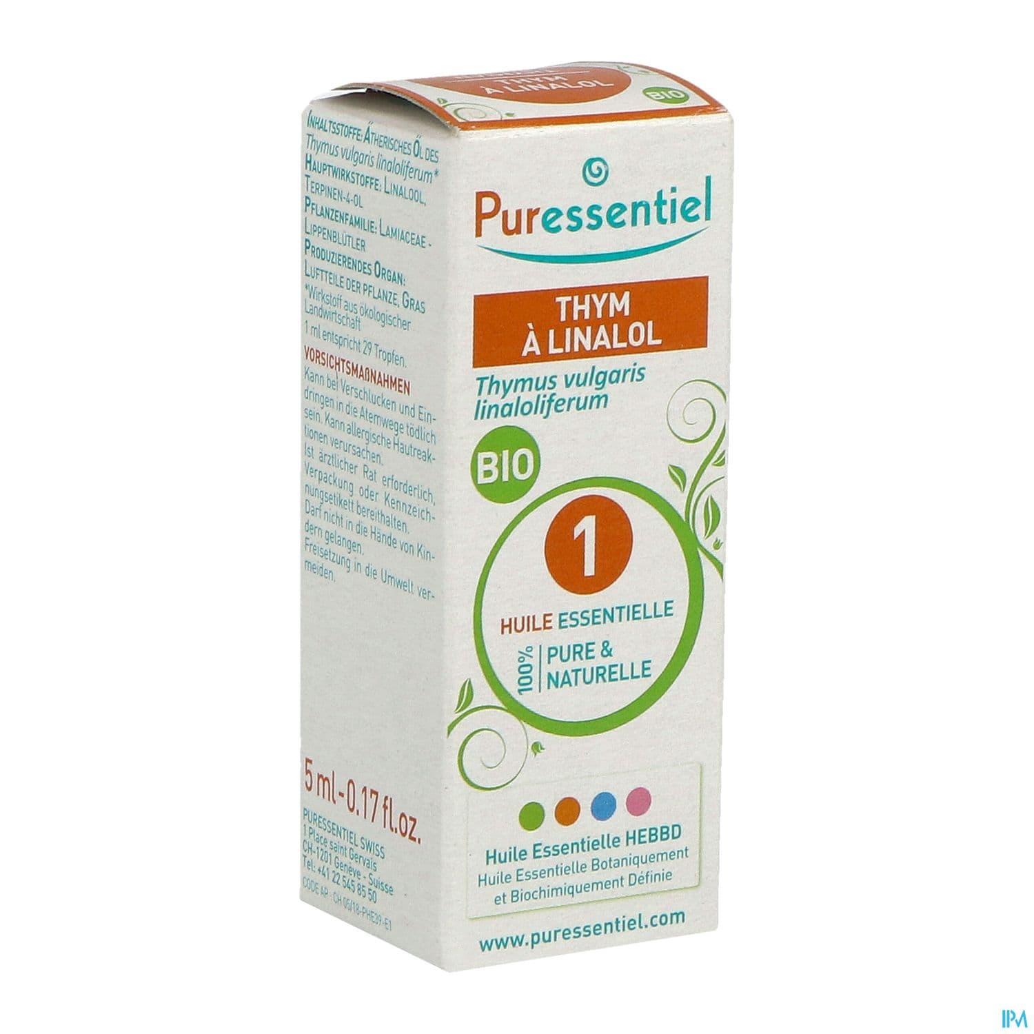 Puressentiel Huile Essentielle Thym Linalol Bio 5ml