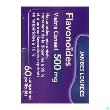 FLAVONOIDES 500MG VIATRIS CPR 60