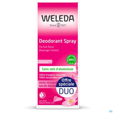 WELEDA DEOD 24H ROSE BIO SPR100ML2