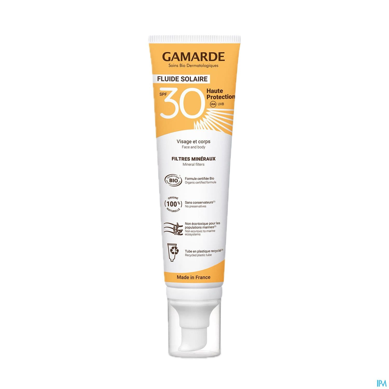 Gamarde Solaire Spf30 Creme Bio 100ml