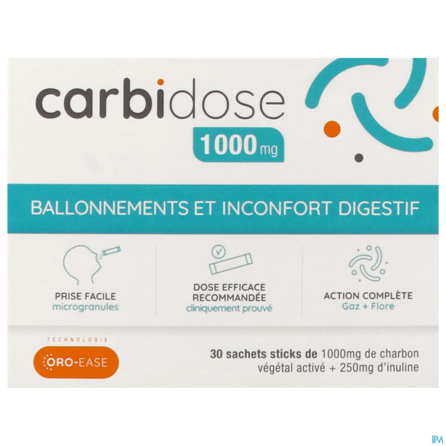 CARBIDOSE 1000MG STICK 30