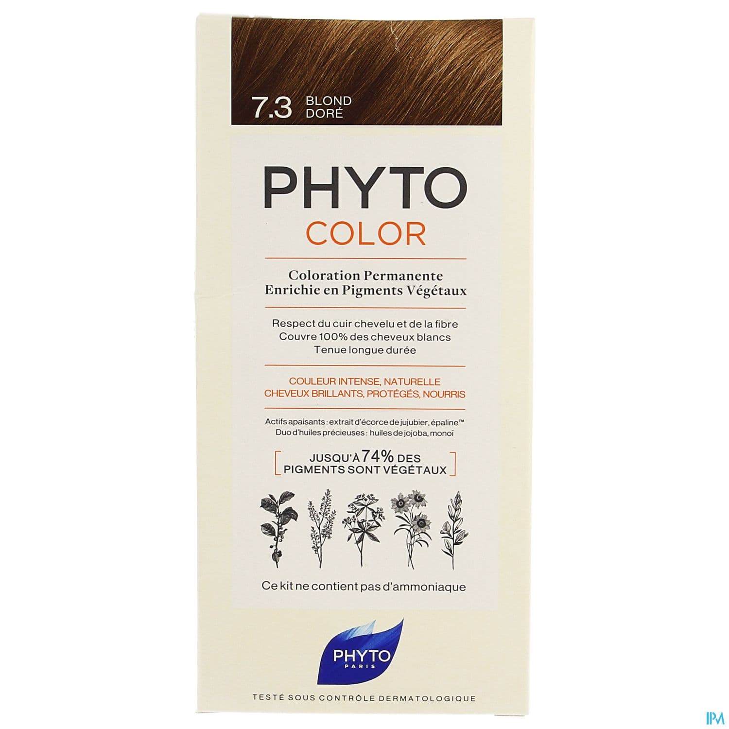 PHYTO COLOR 7,3 BLOND DORE