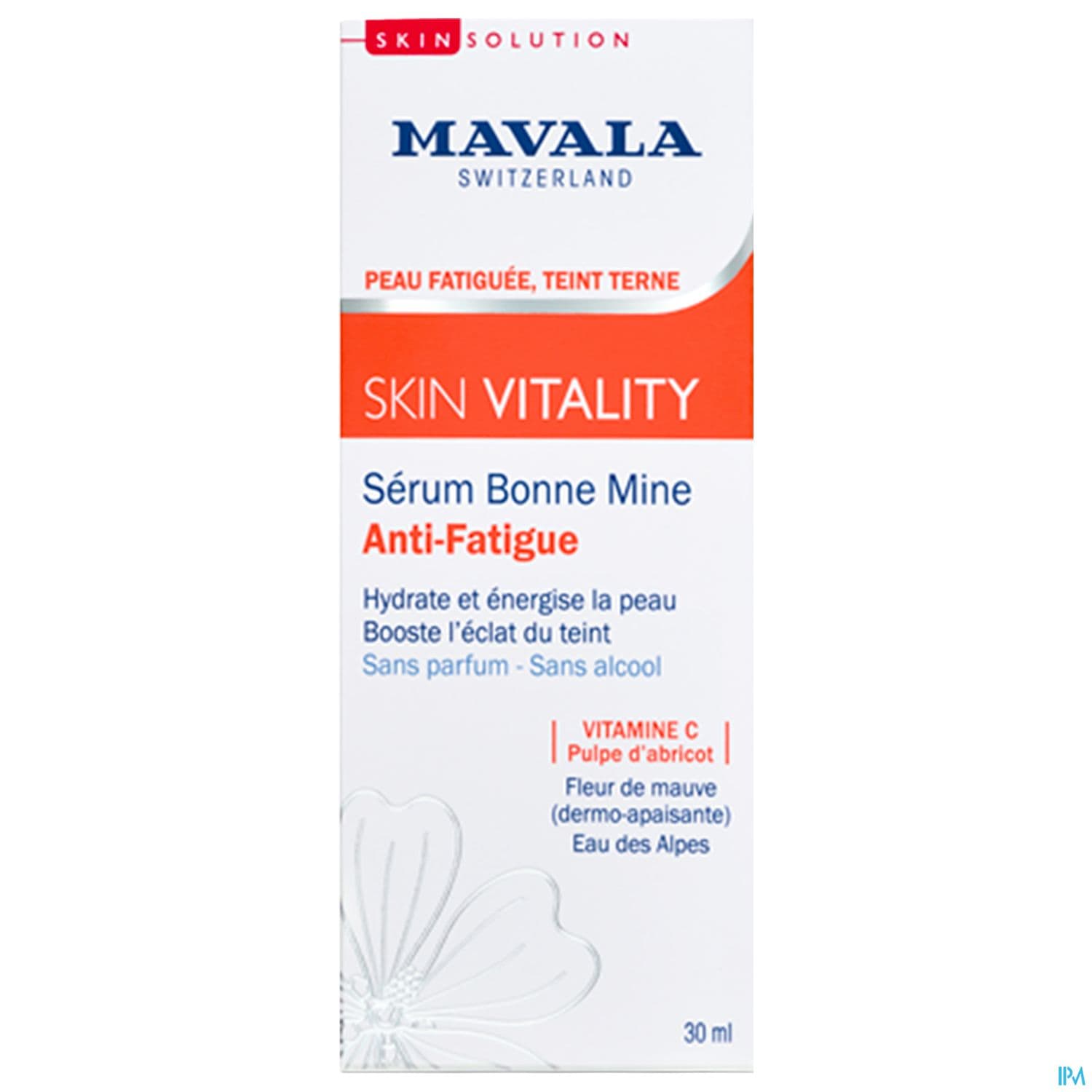Mavala Skin Vitality Serum Bonne Mine Anti Fatigue 30ml
