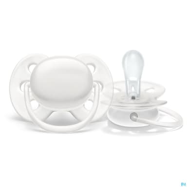Avent Sucette Ultra Douce Boy Uni 0/6mois Scf212/20 X2