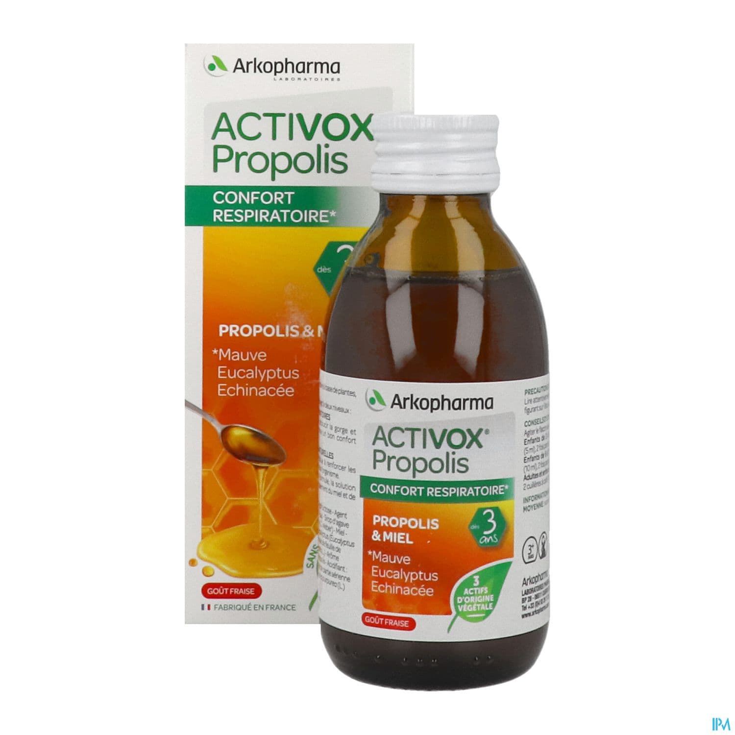 Arkopharma Activox Propolis Fraise Des 3 Ans Solution Buvable 140ml