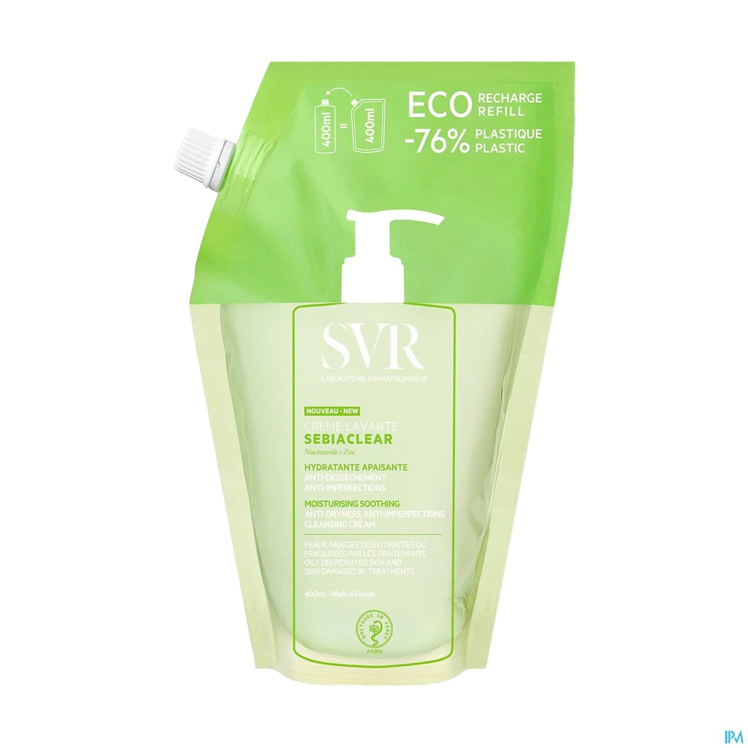 SVR SEBIACLEAR CR LAV RECH 400ML