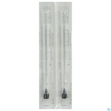 AIG BD SPINAL 75MM 7/10 NOIR 22G