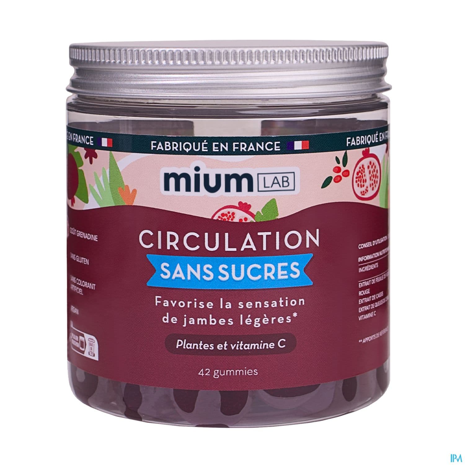 MIUMLAB S/SUC CIRCULATION GUMMIE42