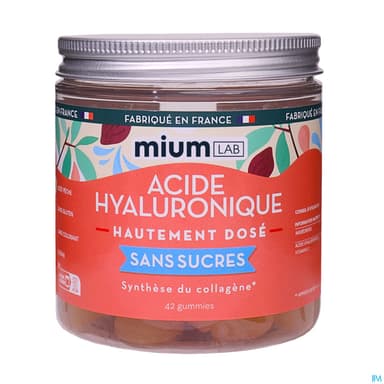 MIUMLAB S/SUC ACID HYALU GUMMIE 42
