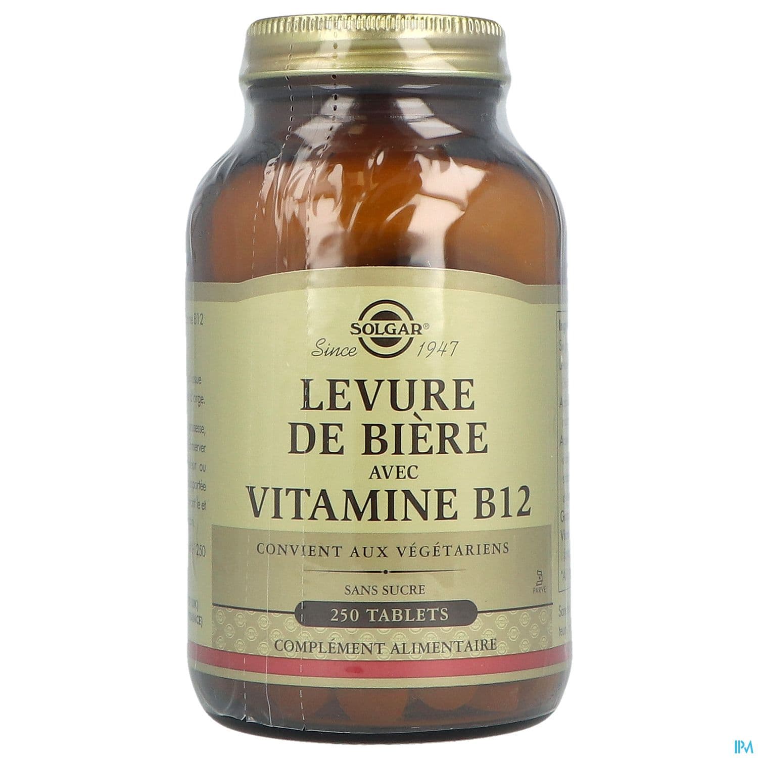 Solgar Levure De Biere Avec Vitamine B12 Comprime 250