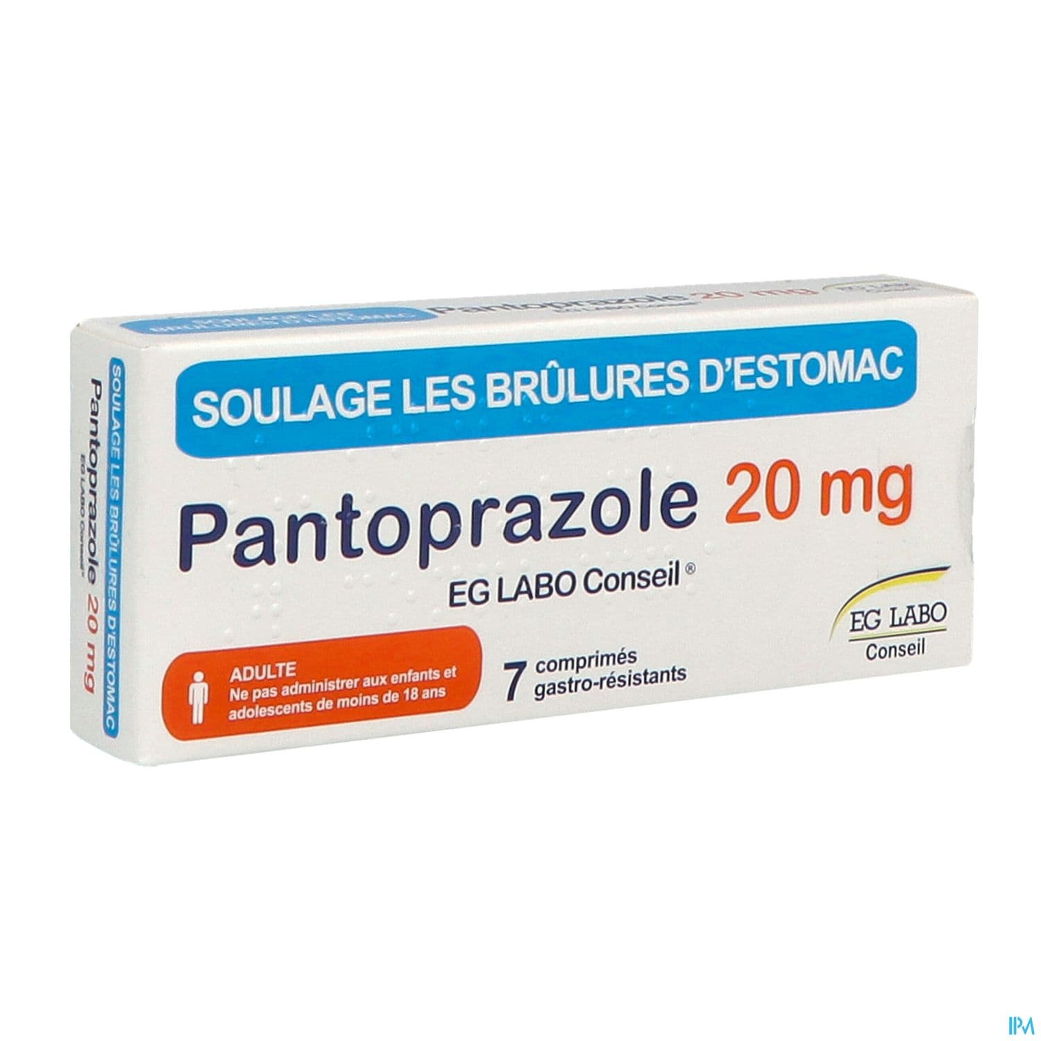 Pantoprazole Eg Labo Conseil 20mg Comprime Gastroresistant 7