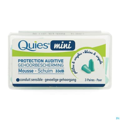 QUIES MINI PROT AUDIT MOUSS 3PAIRE
