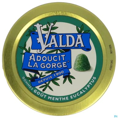 VALDA GOM MENTHE SUCRE 50
