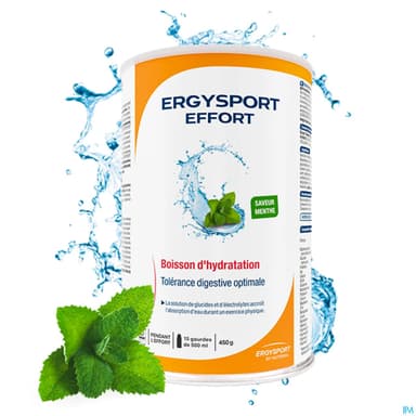 ERGYSPORT EFFORT BOISS MENTHE 450G