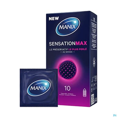 PRESERV MANIX SENSATION MAX 10