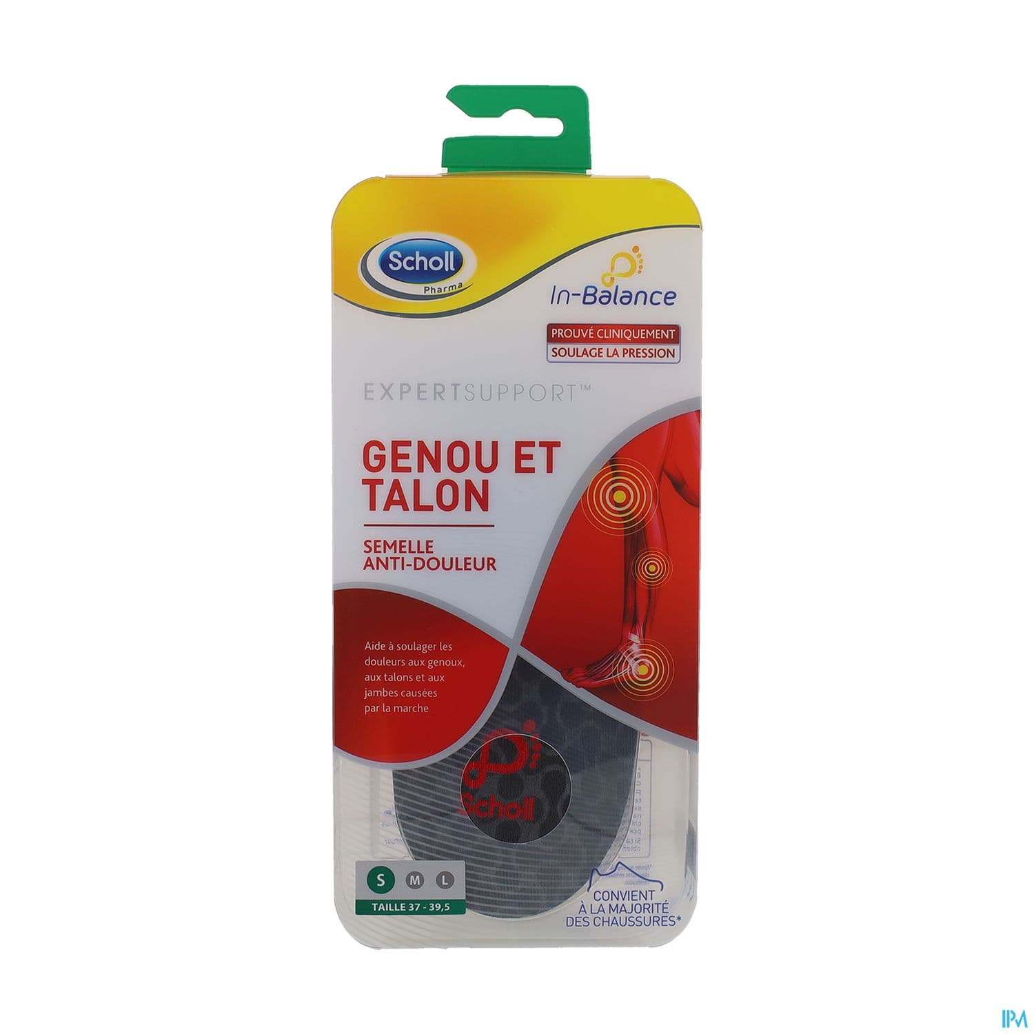 Scholl Semelle In Balance Anti Douleur Genou Talon T1 X2
