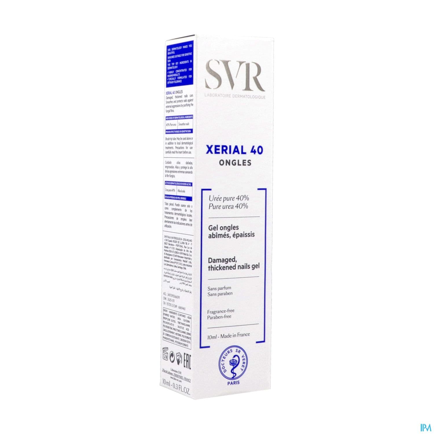 SVR XERIAL 40 GEL ONGLES 10ML