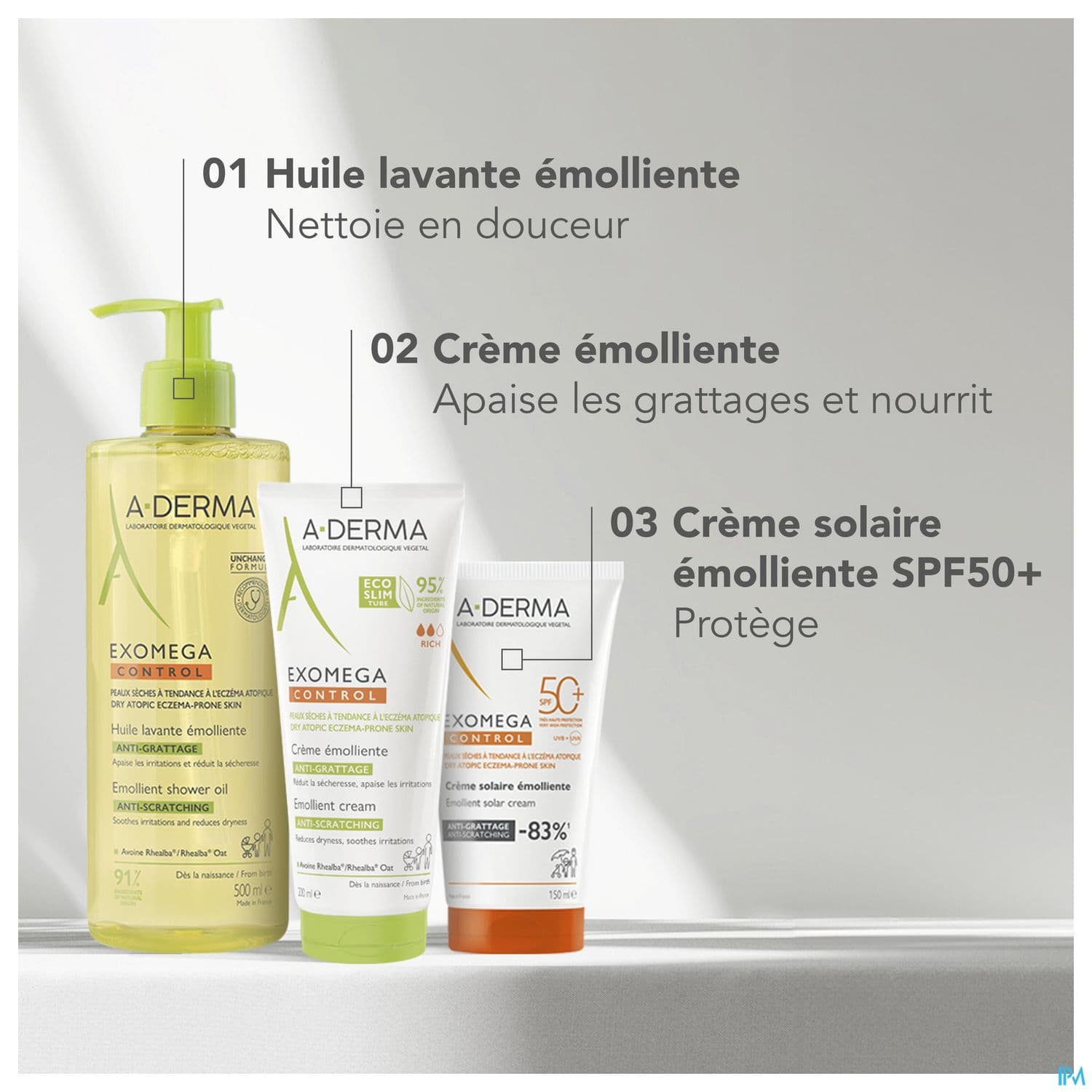 A-DERMA EXOMEGA CR SOL SPF50+150ML