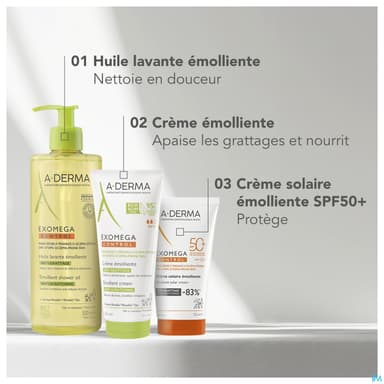 A-DERMA EXOMEGA CR SOL SPF50+150ML