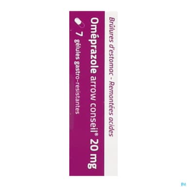 OMEPRAZOLE 20MG ARROW CONS GEL 7