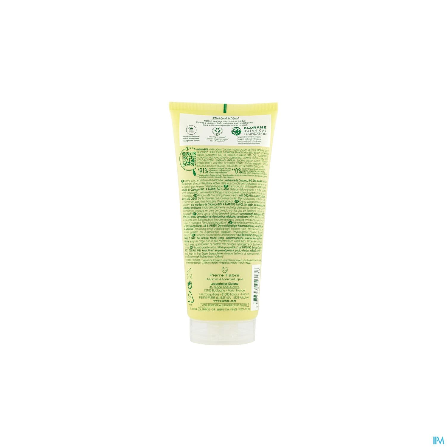 KLORANE CR DCH LAIT AMANDIER 200ML