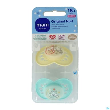 SUCET MAM ORIGINAL NUI SIL 18+M X2