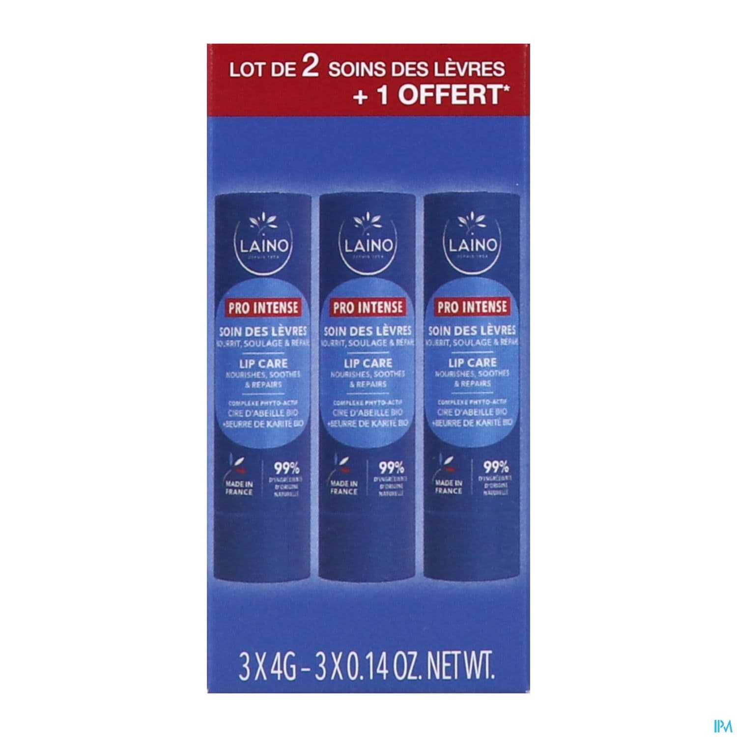 LAINO SOIN LEVRE PRO INT 3X4G