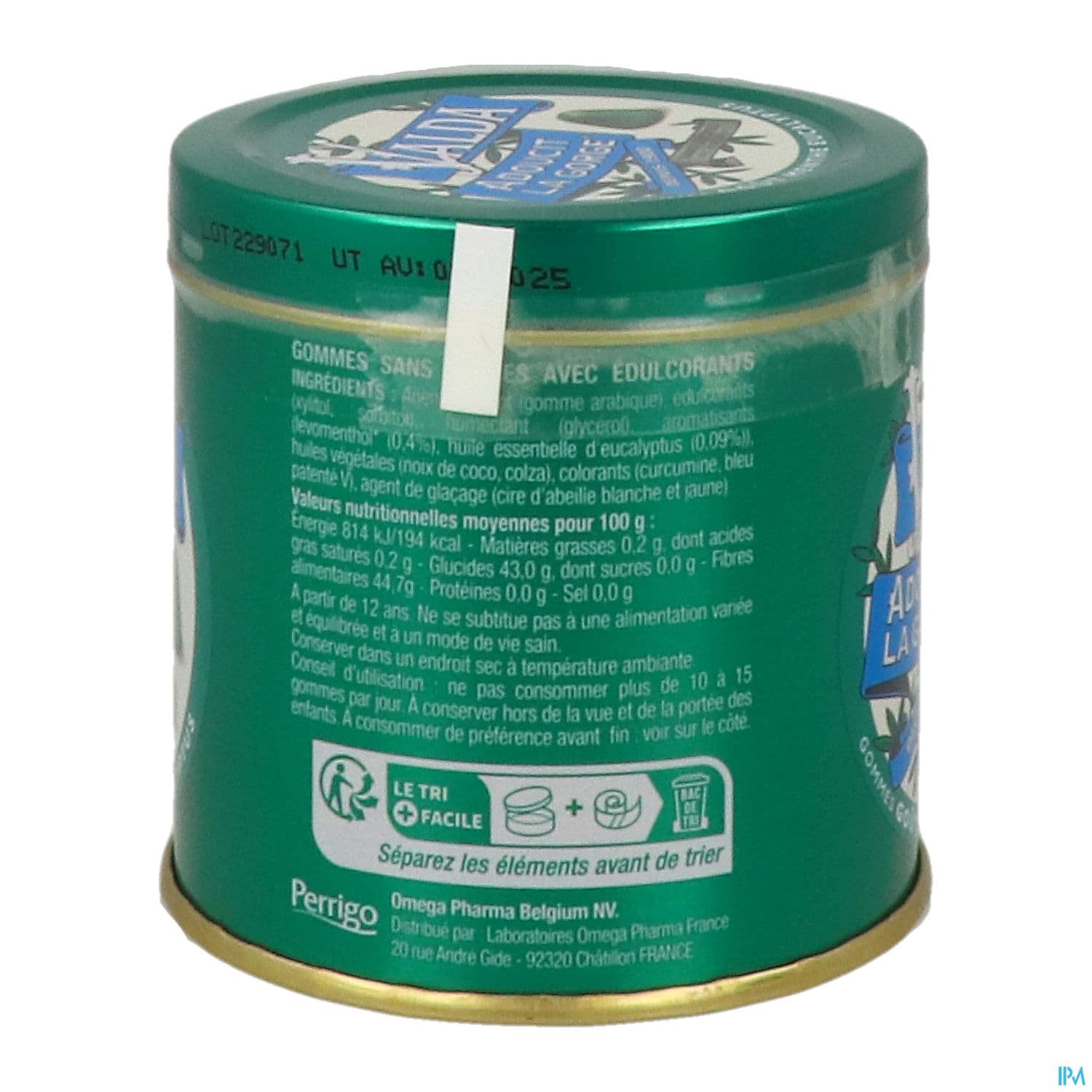 VALDA GOM S/SUC MENT/EUCAL 140G