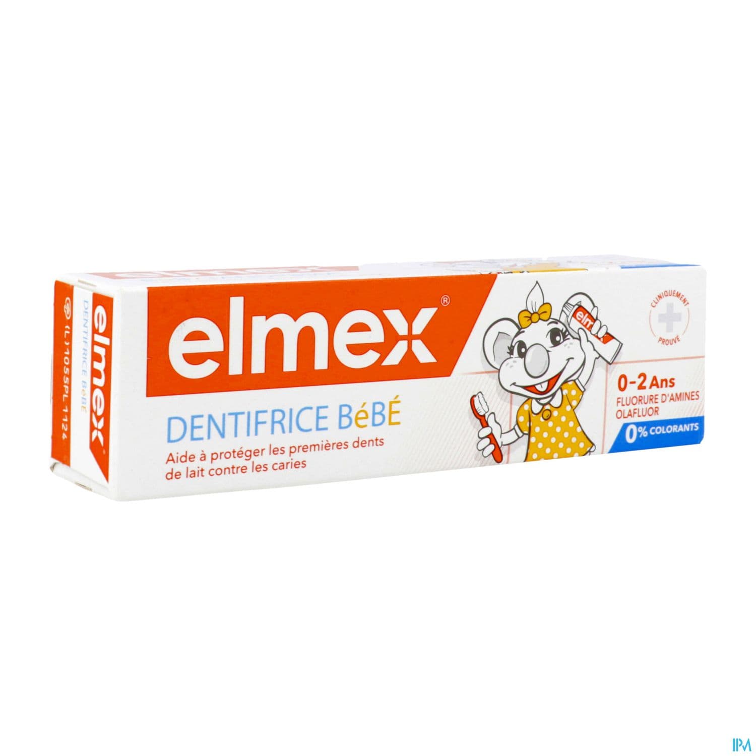 Elmex Bebe Dentifrice 0/2ans 50ml