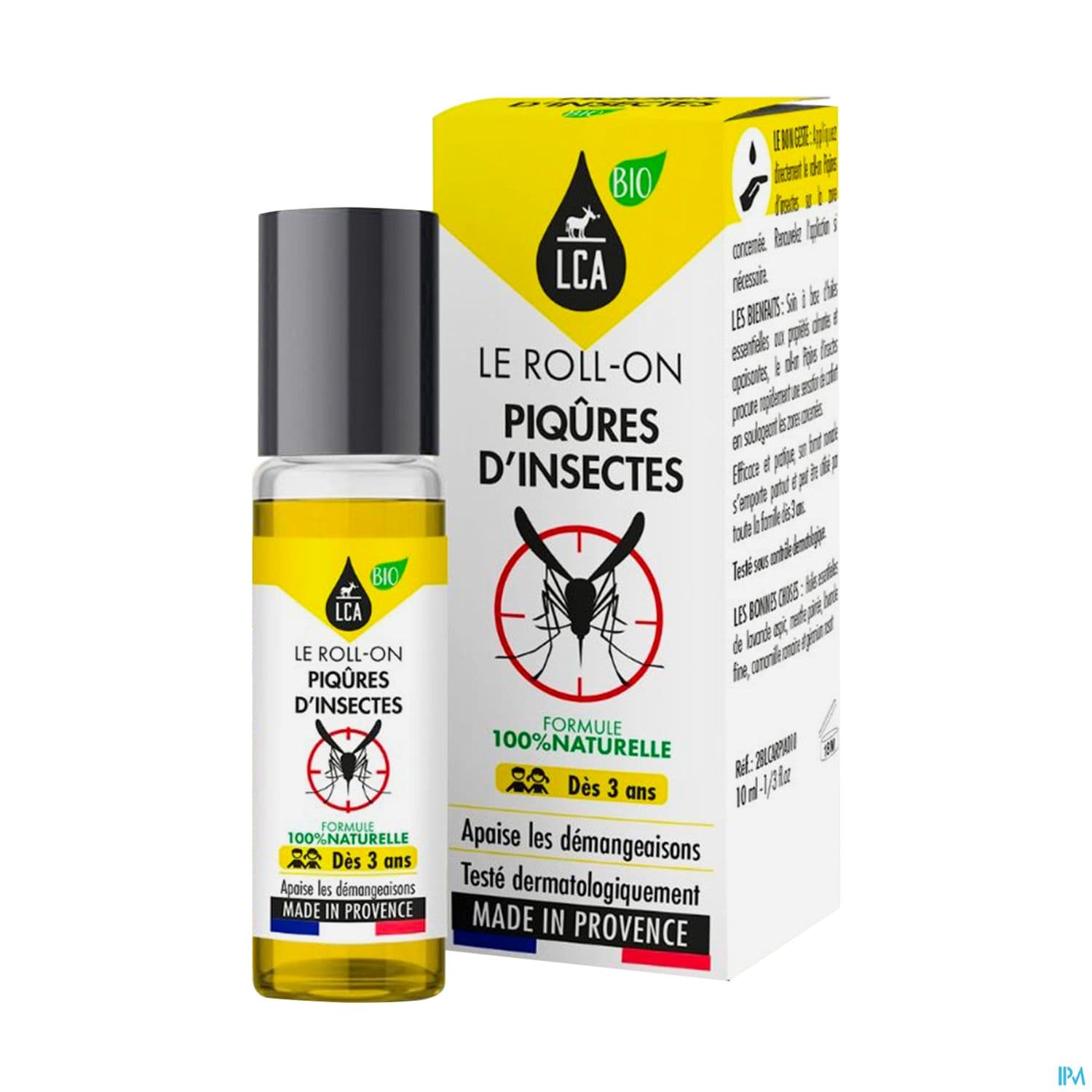 Lca Roll On Piqures D Insectes Bio 10ml
