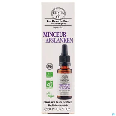 Elixirs Co Les Fleurs De Bach Minceur Bio Gouttes 20ml