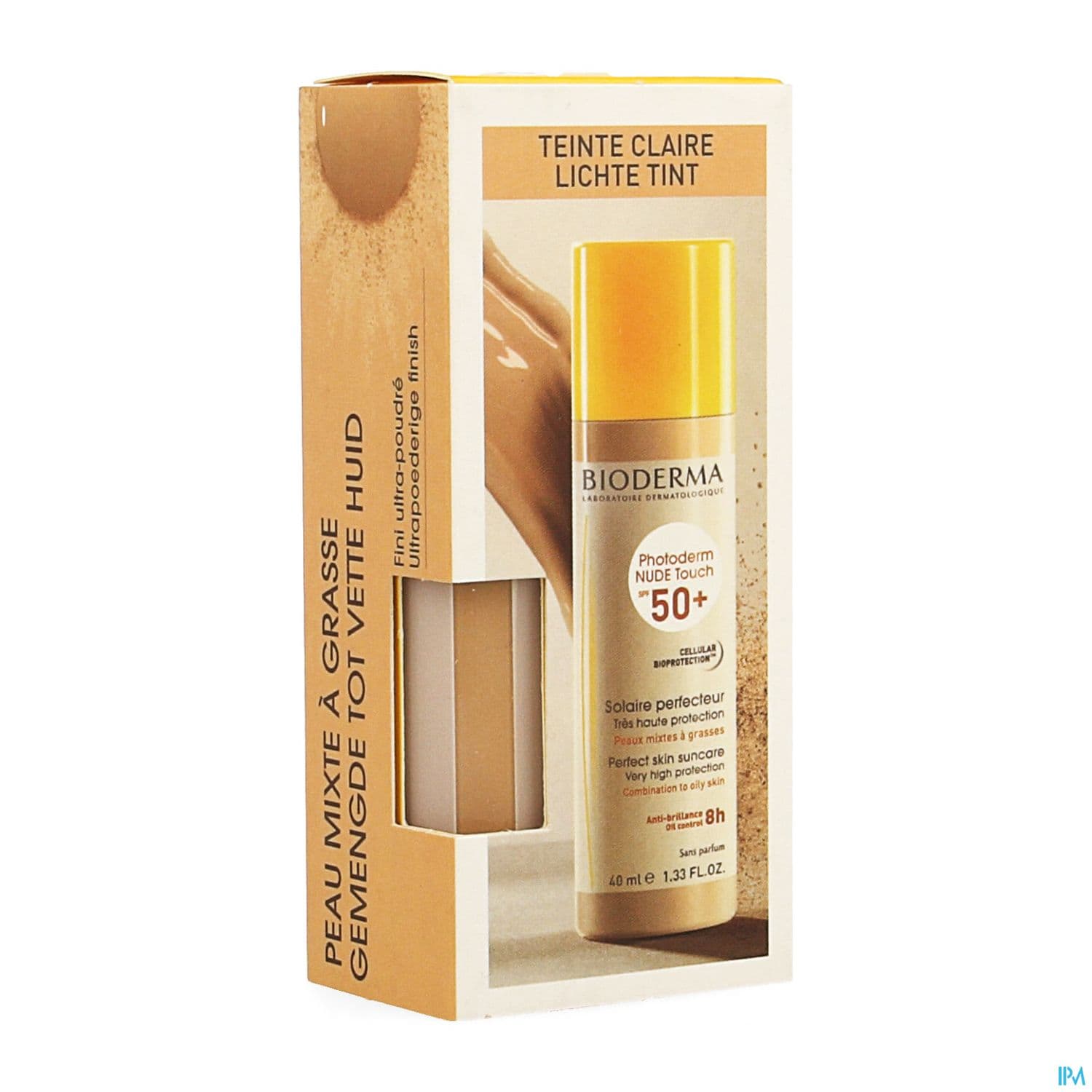 Bioderma Photoderm Nude Touch Spf50+ Claire 40ml — Pharmacie de la Gare Montparnasse