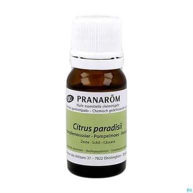 Pranarom Huile Essentielle Bio Pamplemoussier Zeste 10ml
