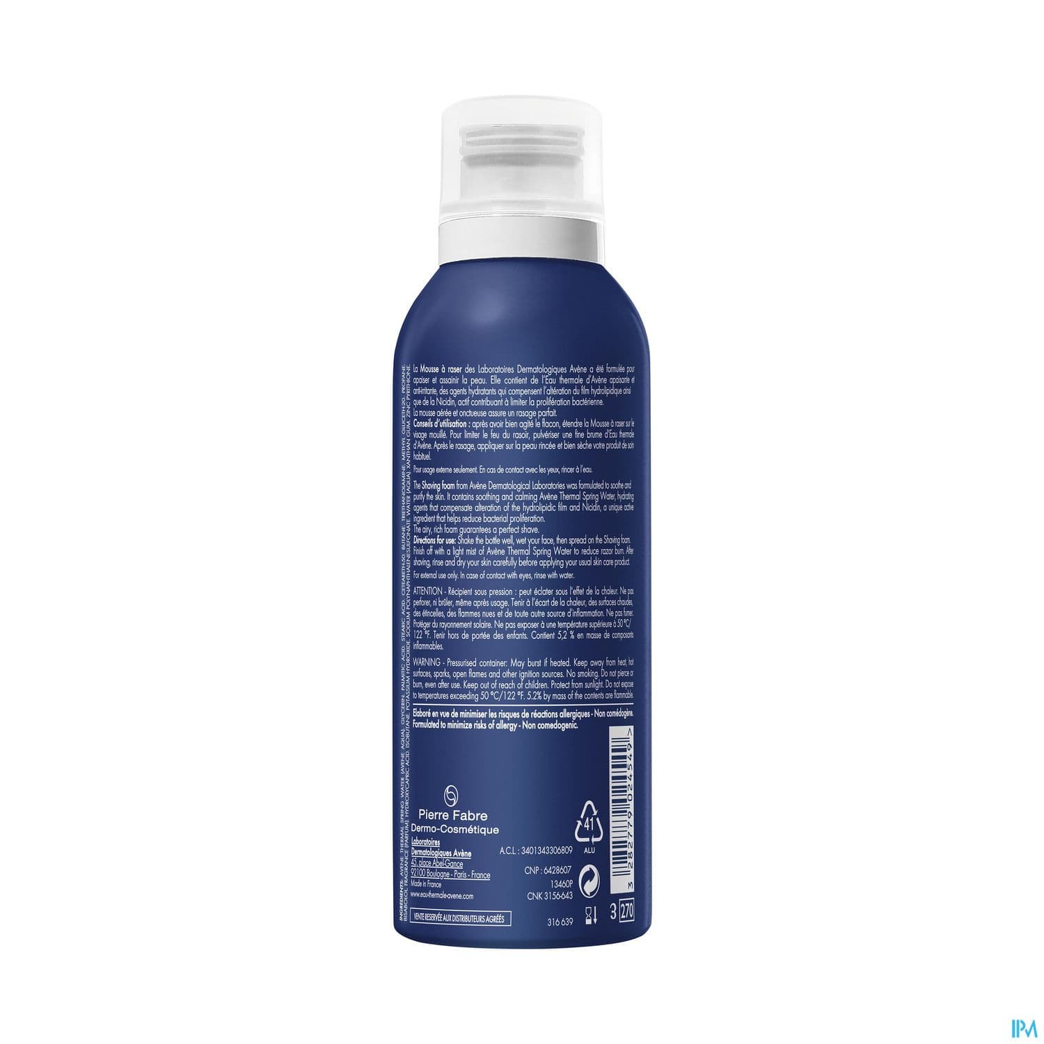 AVENE MEN MOUSSE A RASER 200ML